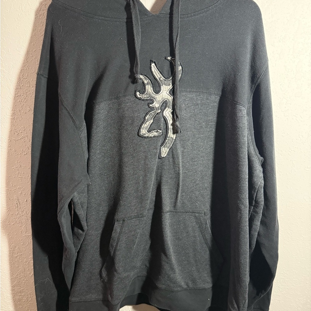 Men’s 2XL Black Browning Outdoor, Hunting, Country long Sleeve Hoodie